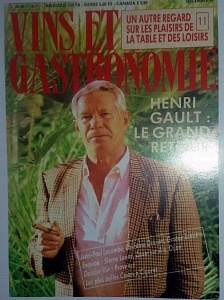 couverture Vins et Gastronomie : Henri Gault